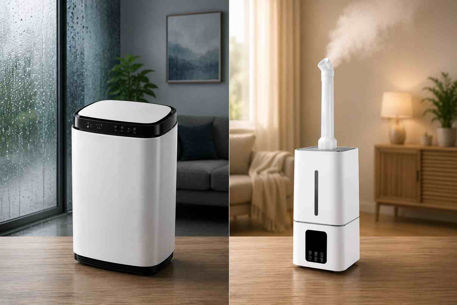 Dehumidifier vs Humidifier: Key Differences Explained